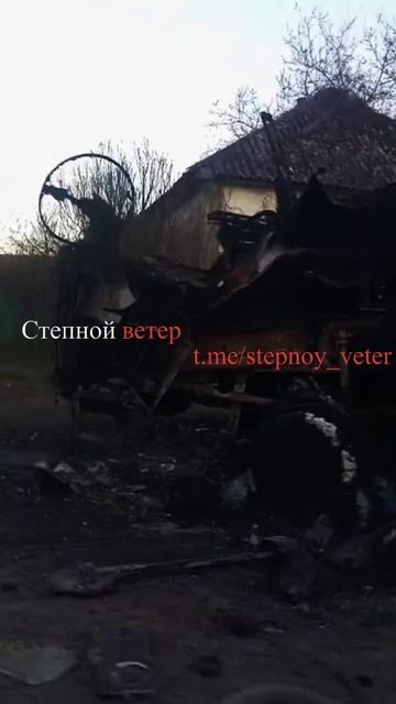 Уничтоженный грузовик "Новус" ВСУ в зоне СВО✨ !!!