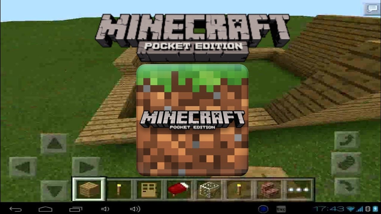 Minecraft PE v0.12.1 alpha Строим дом на плоском режиме