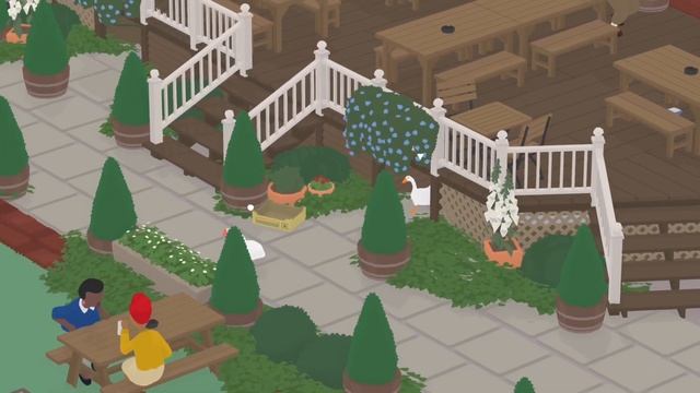Два гуся прохождение игры untitled goose game
