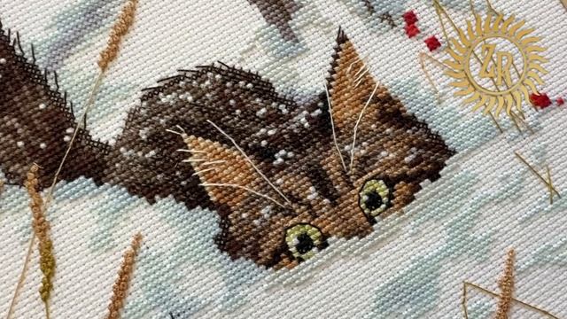Набор для вышивания нитками «Похождения кота Василия»
