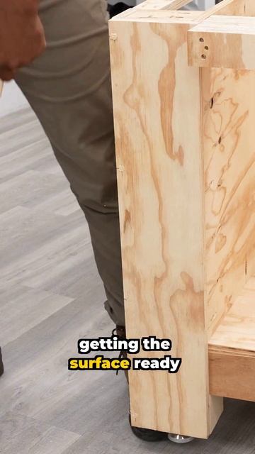 DIY Multi-Purpose Workbench (Plug, sand, paint) – Ep. 08 #Short  #woodwork #diyprojects