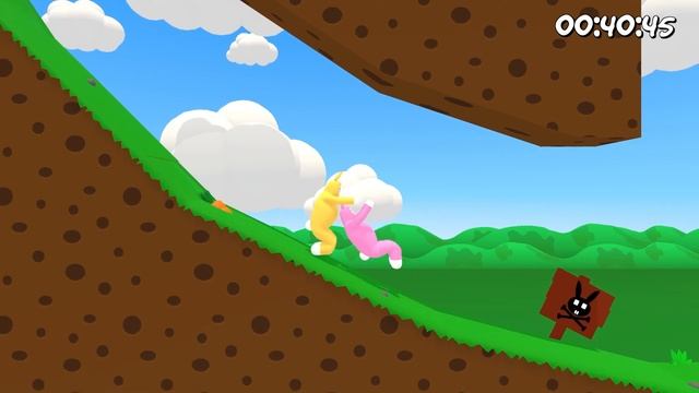 ОЧЕНЬ СМЕШНАЯ ИГРА ► Прохождение  Super Bunny Man часть #1