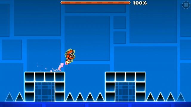 Моя тренировка в Geometry dash