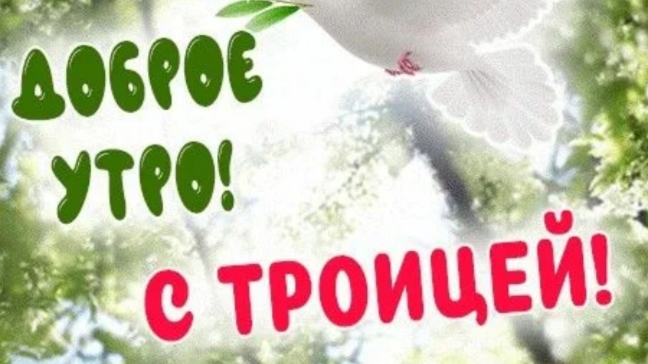 С праздником Великой Троицы!