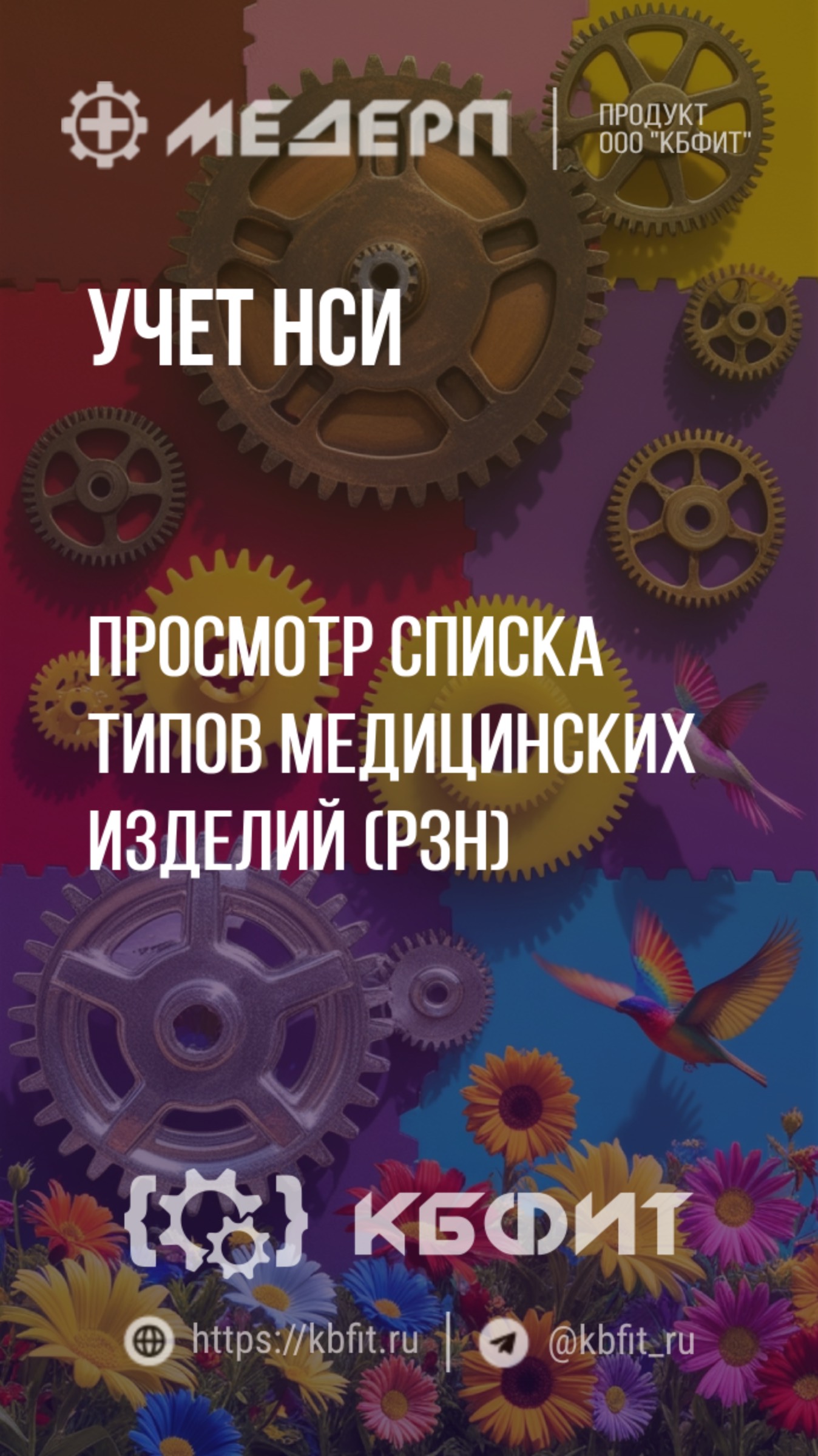 КБФИТ: МЕДЕРП. Учет НСИ: Просмотр списка типов медицинских изделий (РЗН)