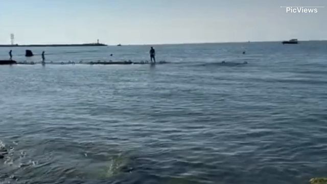 Сочи Адлер Чёрное море сегодня 8 июня 2025. Обстановка на пляже море и погода сейчас