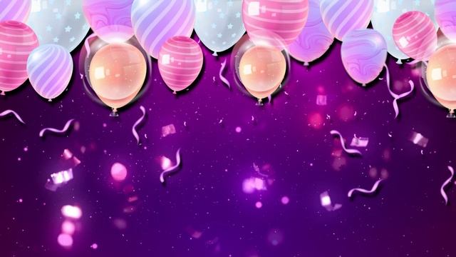 Фон с блёстками и шары