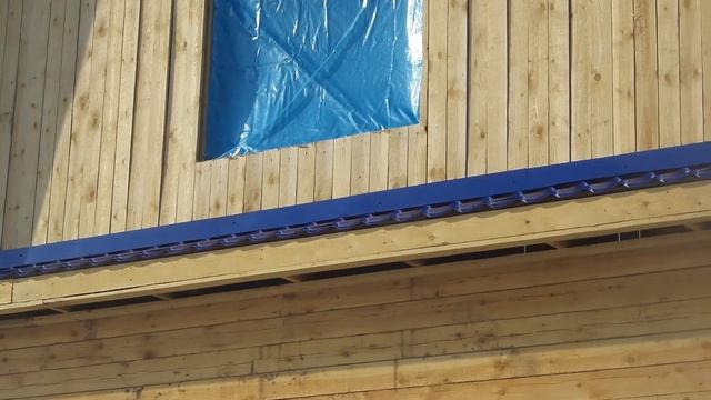 Дом 6х7 из бруса с мансардной крышей.