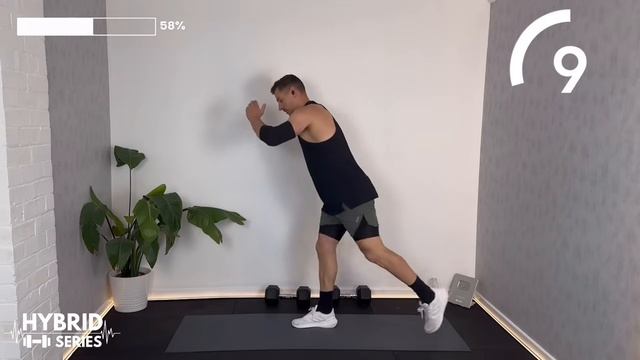 30 Min POWER BUILDING WORKOUT with Dumbbells _ Full Body _ 16 of Hybrid Series