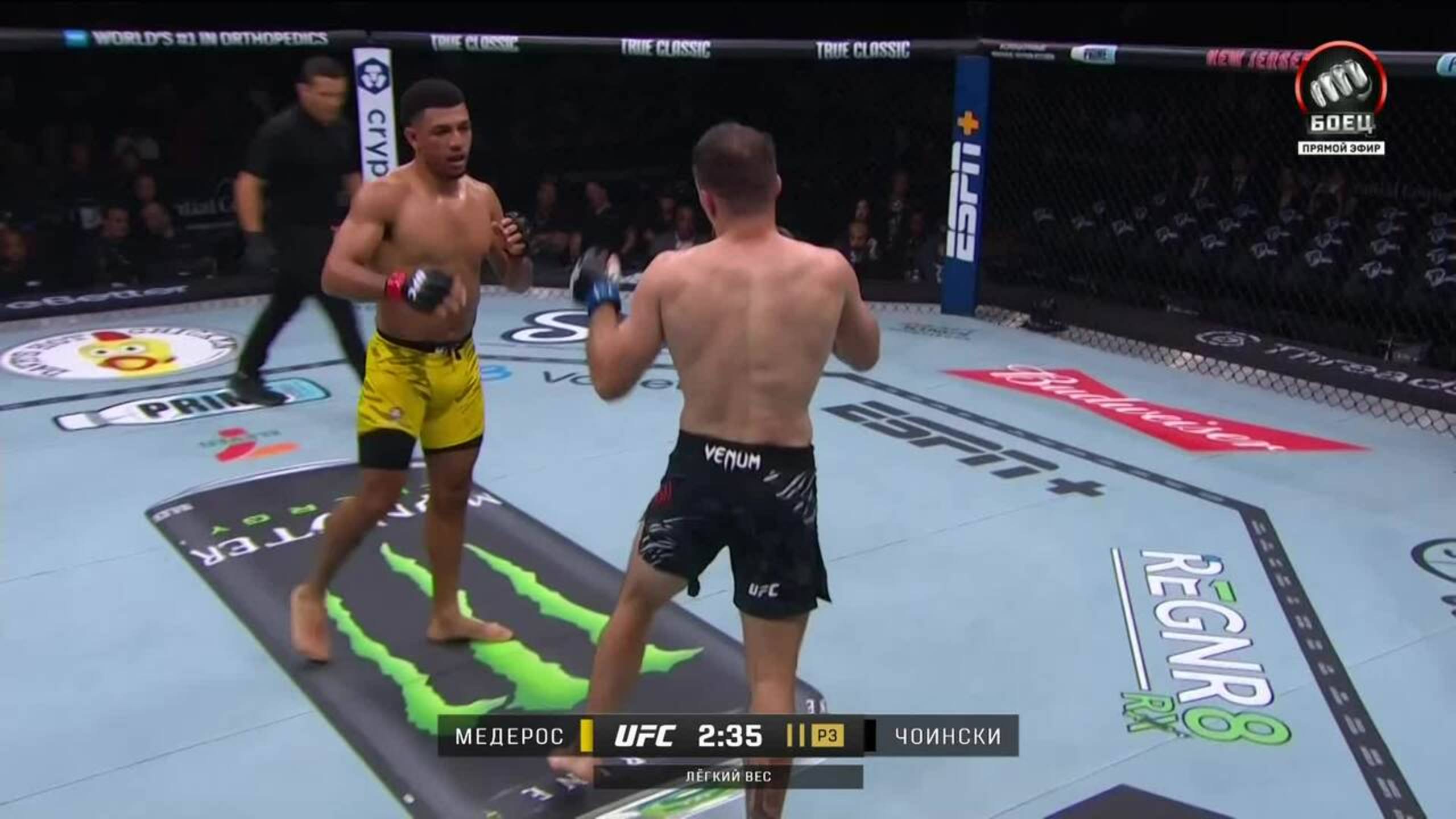 Маркуэль Медерос победил Марка Чоински (видео). UFC 316