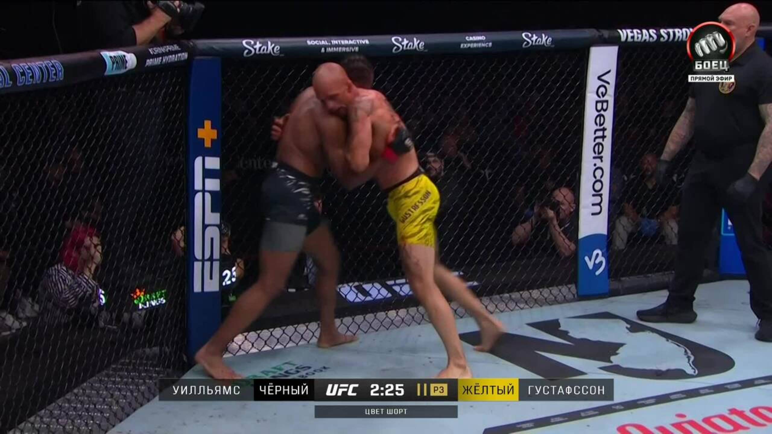 Андреас Густафссон победил Кэлинна Уилльямса (видео). UFC 316