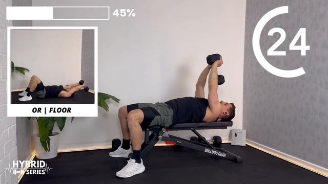 30 Min UPPER BODY DUMBBELL WORKOUT _ 6 of Hybrid Series
