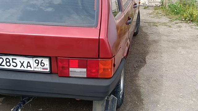 чистая 2109 через 1.5 года после покраски