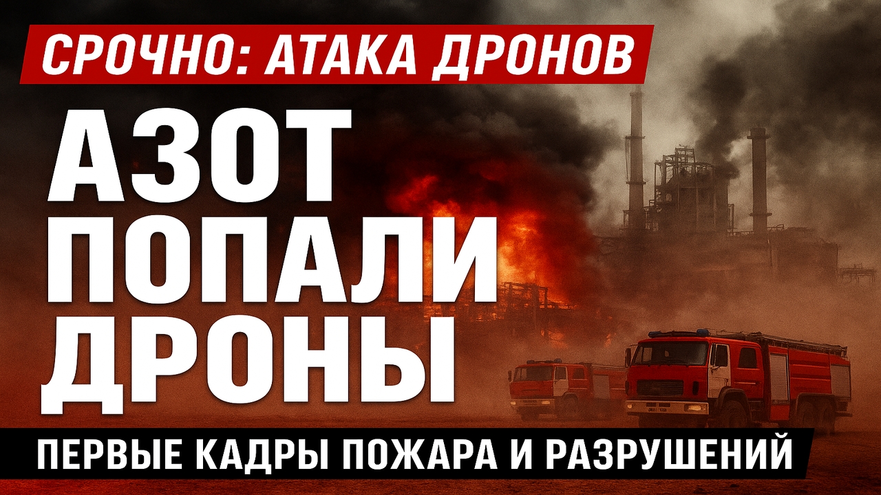💥 Атака на «Азот» в Тульской области — раненые после удара дронов