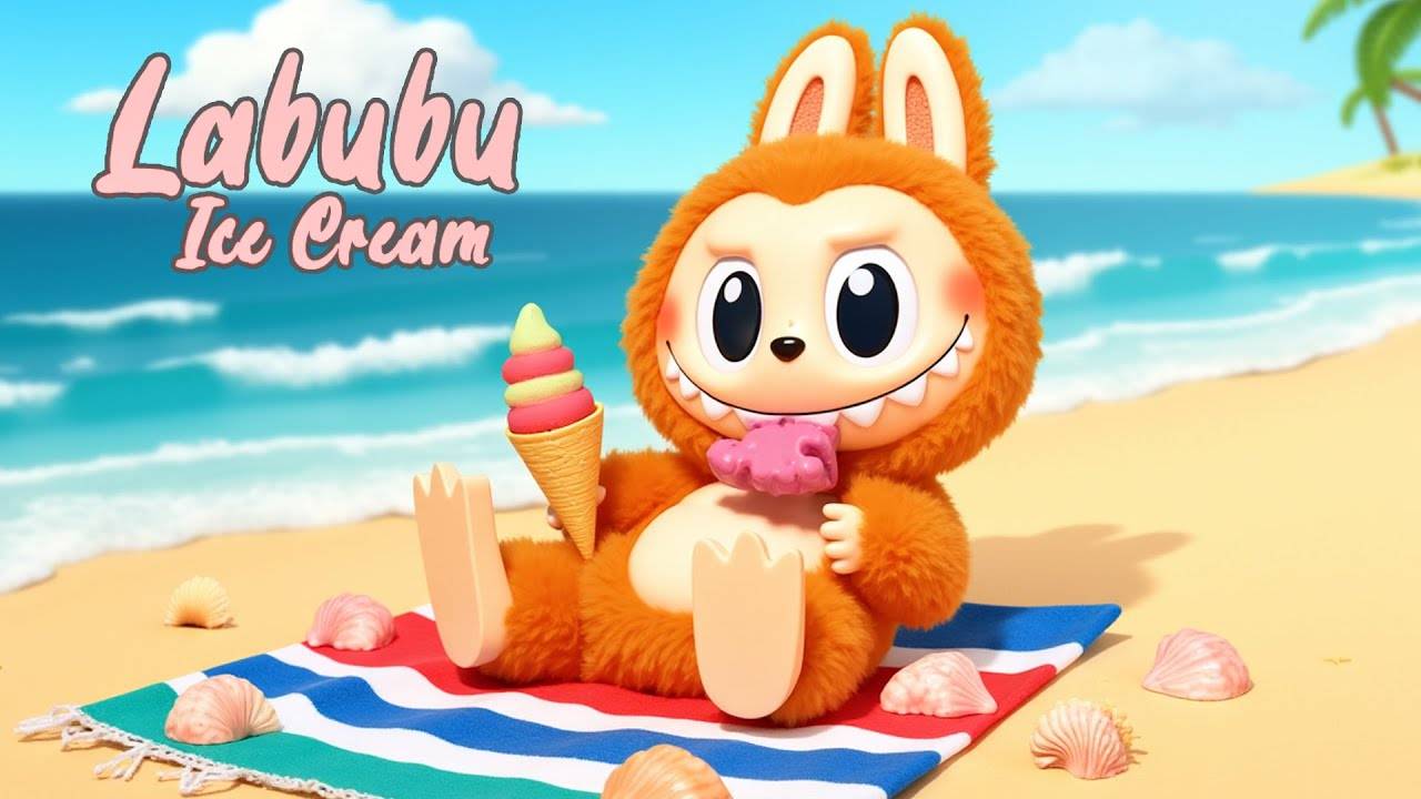 Мороженое Labubu | Веселая песенка для малышей и детские стишки  #labubu