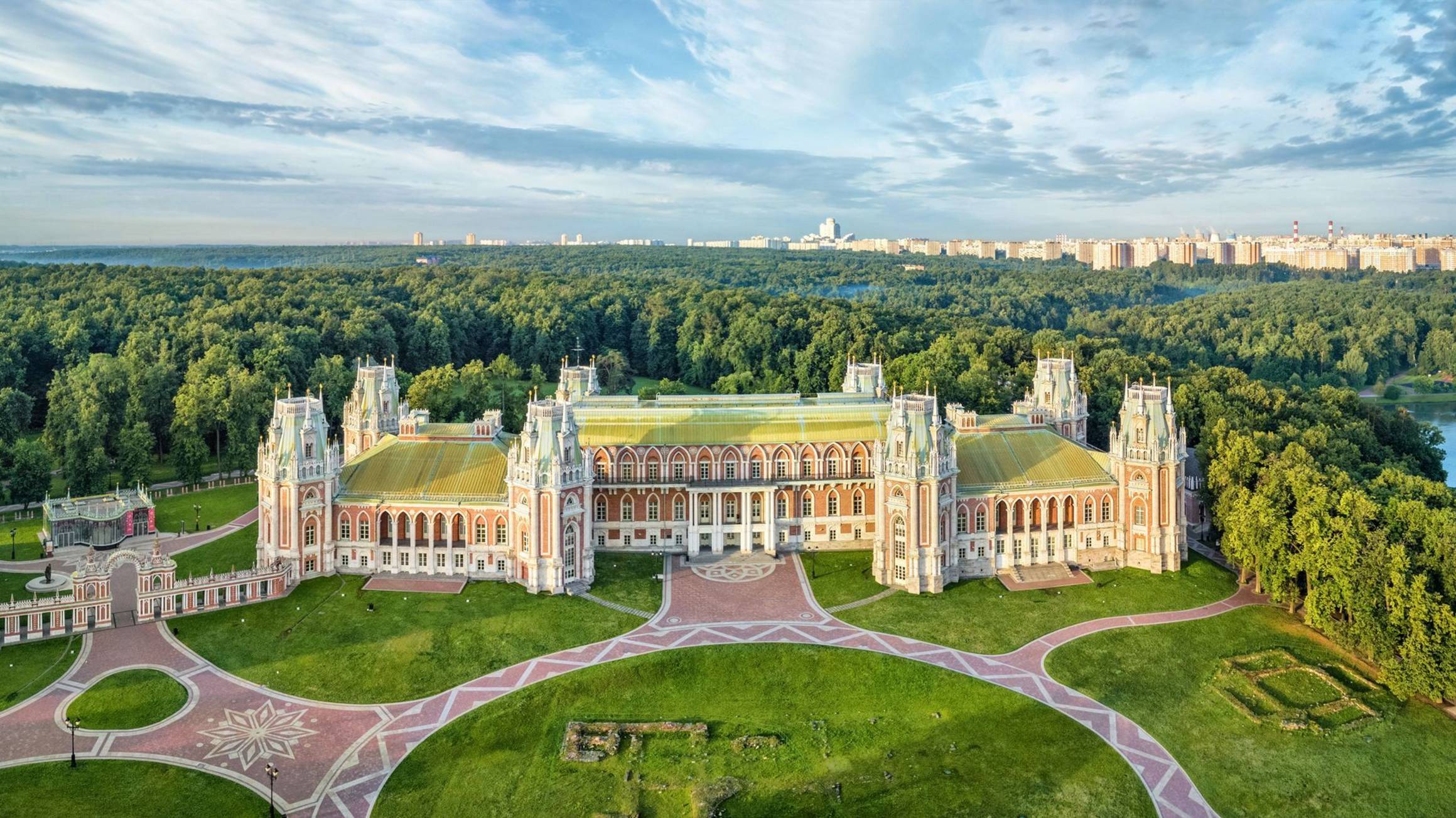Москва, Царицыно -обзор.