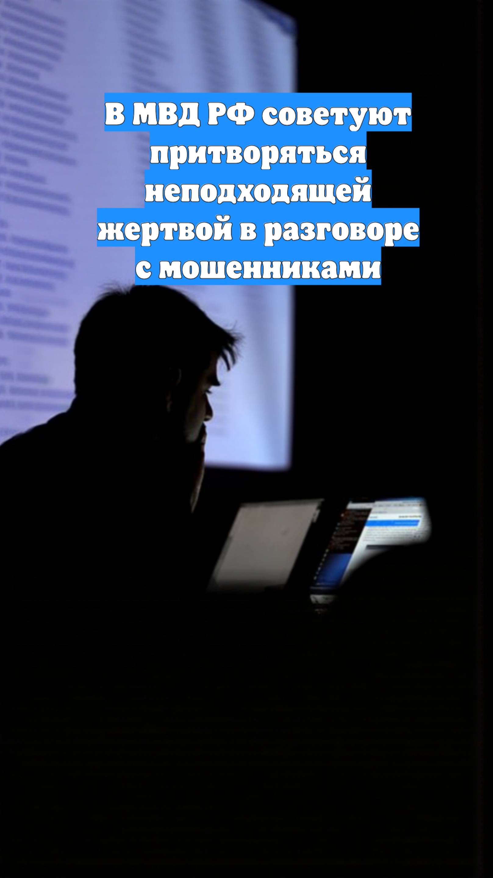 В МВД РФ советуют притворяться неподходящей жертвой в разговоре с мошенниками