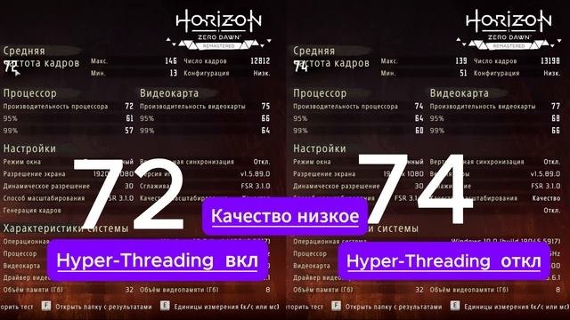 тест процессора  xeon 2697a v4 с отключенным  Hyper-Threading