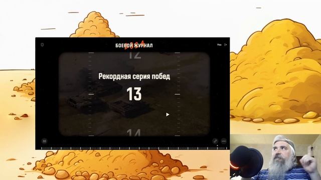 Боевой журнал 2024г. Итоги года и мой лучший бой. КВ-2, "Рэ?