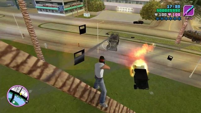 Я обнаружил это 17 лет назад в GTA Vice City.