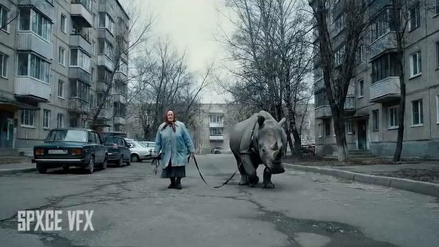 Носорог 15 лет ЖИВЕТ с бабушкой google VEO 3 VEO3 AI SORA flow