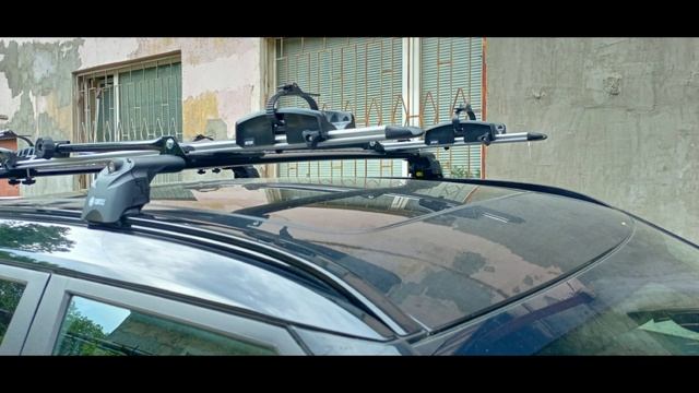 Установка багажника и велокреплений на Geely Сityray