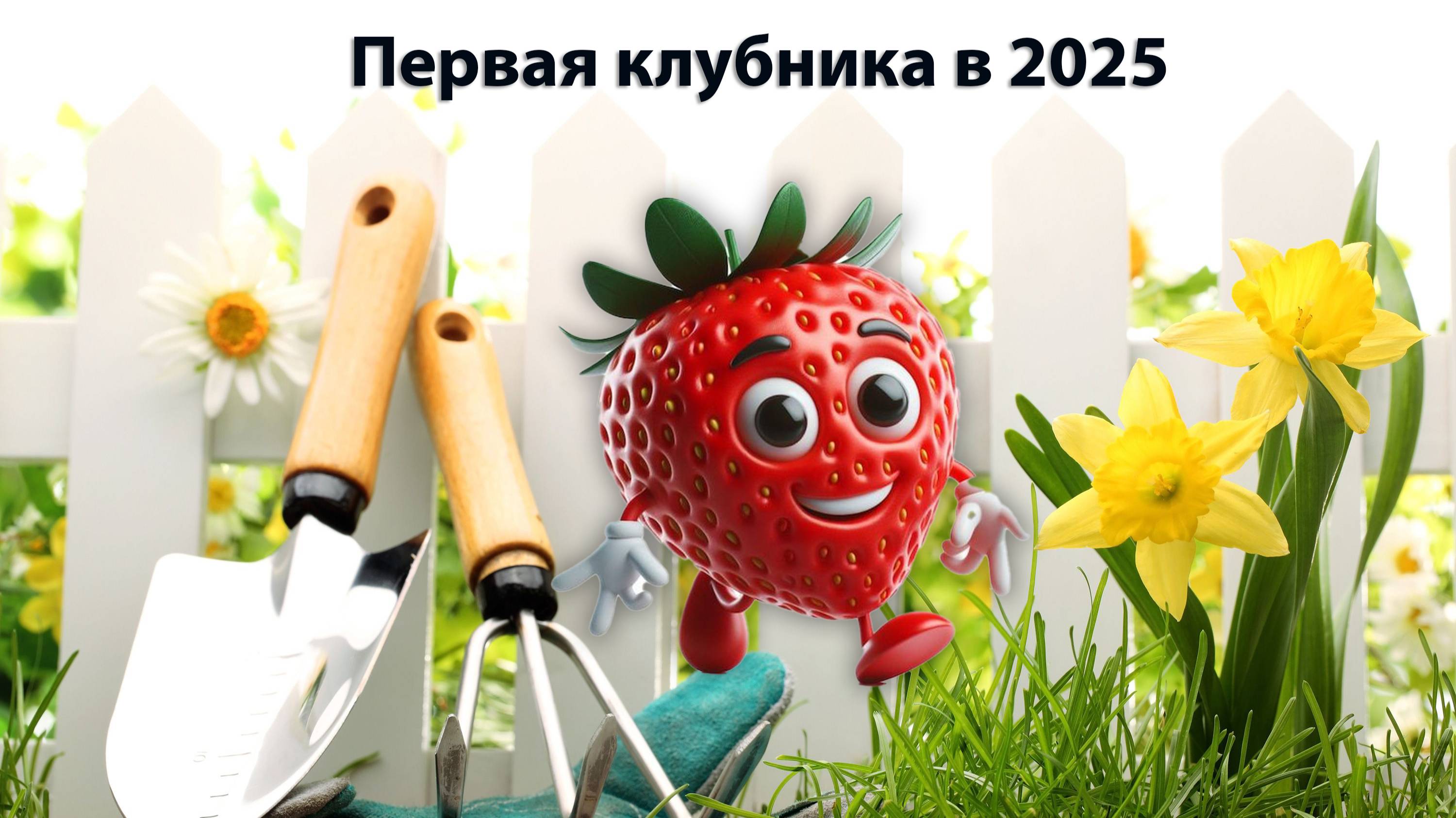 Первый урожай клубники в 2025
