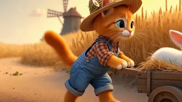 🌻Tiny Cat’s Big Heart_ Helping a Lost Bunny🌻