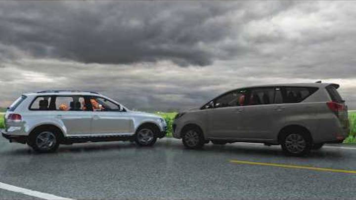 BeamNG Drive - Реалистичные автомобильные аварии | Потеря управления