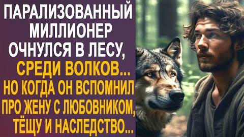 Парализованный миллионер очнулся в лесу, среди волков... Но когда он вспомнил про жену с любовником