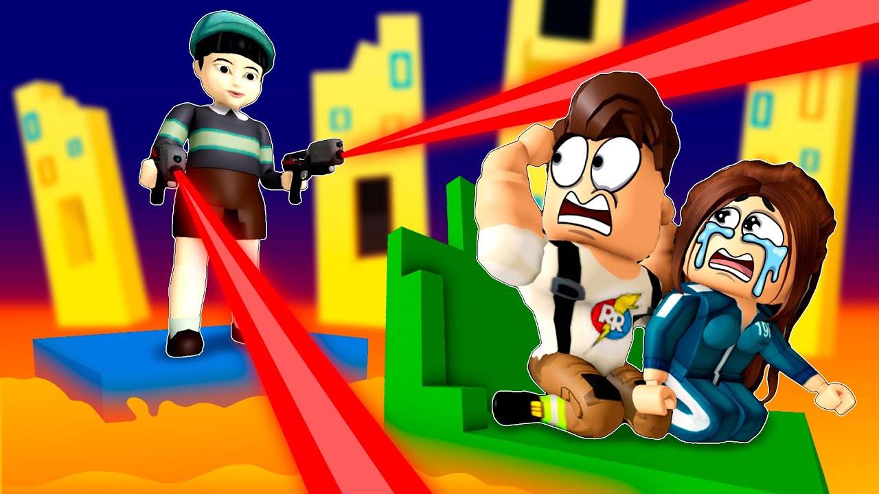 Игры Таноса, 2 серия (страшная история игра в кальмара 3 в Роблоксе)
