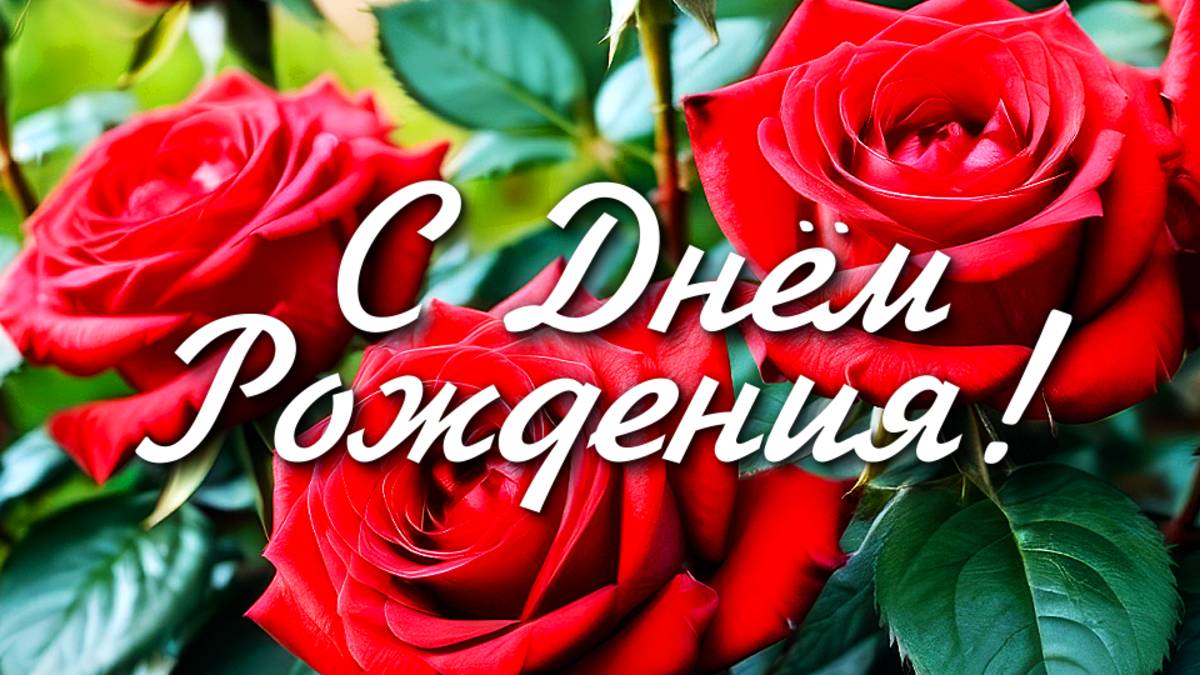 Красивейшее поздравление с днём рождения!