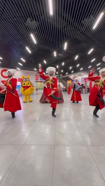 Выступление на колесе обозрения "Солнце Москвы" ВДНХ
Московский ансамбль народной песни "Добрая Слав