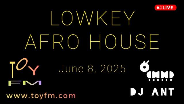 RADIO TOY FM - Lowkey Afro House - Deep House DJ ANT - диджей Муравей - дип хаус микс - 8 июня 2025
