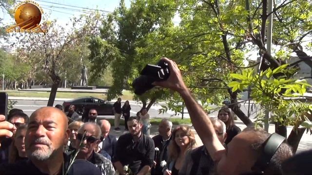 Assyrian delegation from over twenty countries visited the Assyrian Genocide monument in Yerevan.