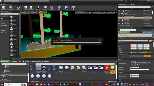 Создаю 2D игру на  Unreal Engine 4