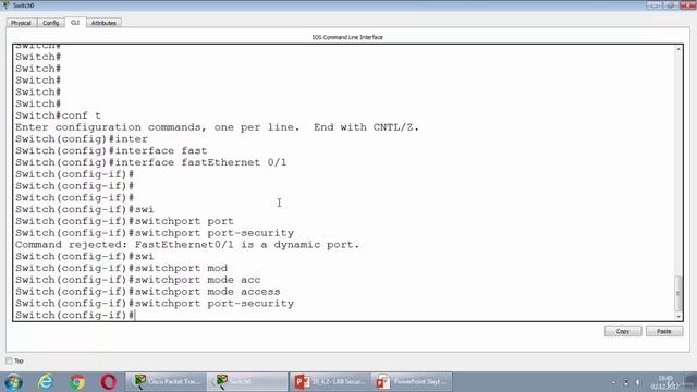 CCNP_Udemy_99_06. LAB  Security and STP Configurations For Access Ports