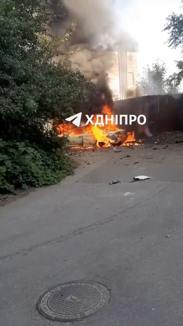 Опубликованы кадры взорванного авто прокурора в Днепропетровске !!!