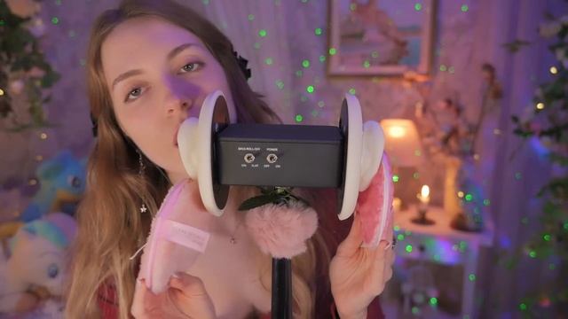 Yarify ASMR. Близкий шёпот, движения рук, звуки рта, поцелуи и иные действия с 3 Dio микрофоном.