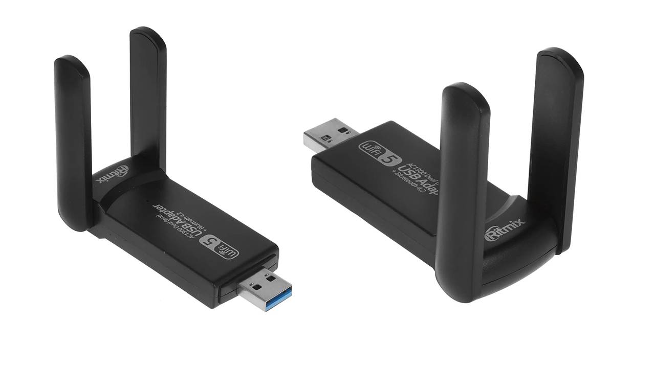 Внешний Wi-Fi и Bluetooth адаптер (два в одном) для компьютера и ноутбука