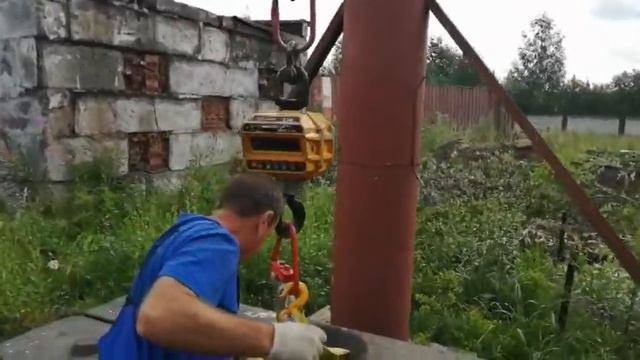 Диагностика крановых весов CAS CASTON III
