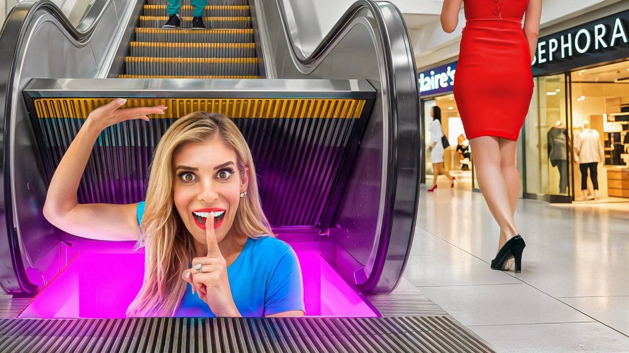 Rebecca Zamolo построила СЕКРЕТНУЮ комнату в торговом центре!