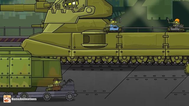 HomeAnimations – Мультики про танки  МОНСТР РАТТЕ - БОЕВАЯ ТРУБА ! 406-мм морская пушка Б-37 !