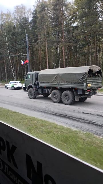 Солдаты в машине