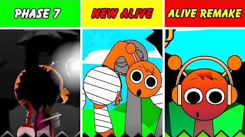 Incredibox Sprunki: Definitive Phase 7 Vs Definitive Phase 7 Но новый Alive Vs Alive Remake