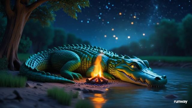 🎵 «Добрый Аллигатор» — веселая детская песенка и мультик! 🐊