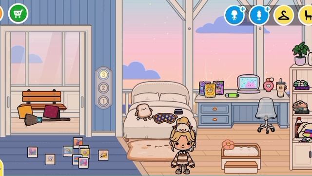 ИГРАЮ В ТОКА БОКА💝 КОМНАТА СОНИ👧😻🎀 УБИРАЮ ВЕЩИ