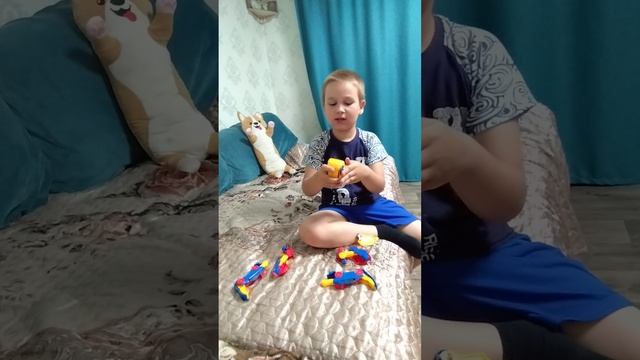 Как собрать тобота ТРИТАНА необычного цвета