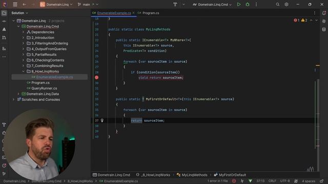 43. Making some IEnumerable methods ourselves