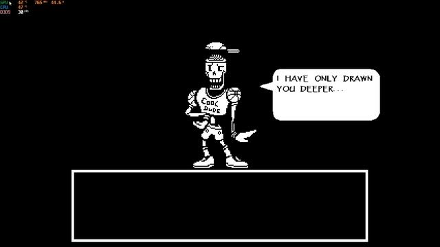 играем в Undertale, пошли на свидание с папирусом и, встрет?